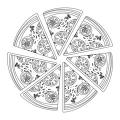 italian pizza design