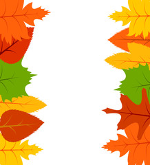 multicolor, autumn, background, leaves expand icon on white background