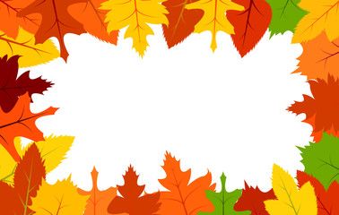 Naklejka na ściany i meble leaves, background, autumn expand icon on white background