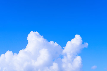 青空　積雲　背景素材
