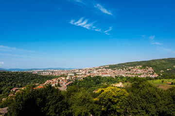Fototapeta na wymiar Panorama of Veliko Tarnovo (Bulgaria)