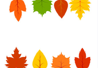 background, leaves, color, autumn expand icon on white background