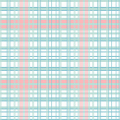 Tartan Pattern in Red and Cyan
