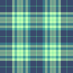 Tartan Pattern in Blue and Green.