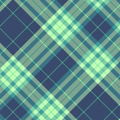 Tartan Pattern in Blue and Green.