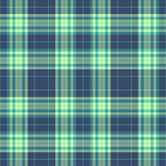 Tartan Pattern in Blue and Green.