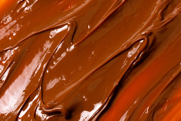 Sweet caramel pattern, top view.