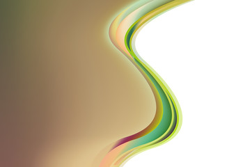 Green abstract creative background design