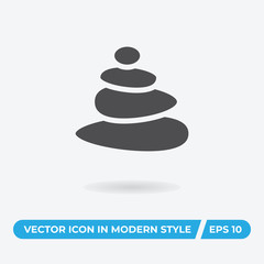 Zen vector icon, simple sign for web site and mobile app.