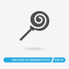 Lollipop vector icon, simple sign for web site and mobile app.