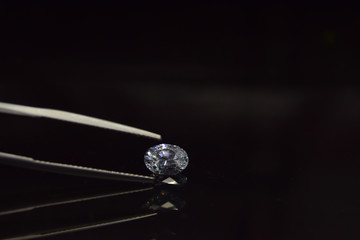  A genuine diamond is a diamond that has been cut and clean.  Rare and expensive to make.