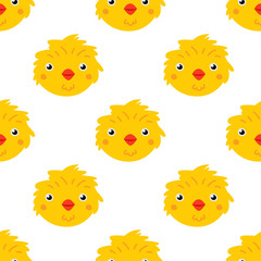 Fototapeta premium Chick seamless vector pattern