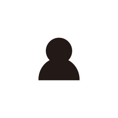 User account icon symbol vector