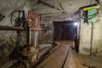 pumping station in underground mine