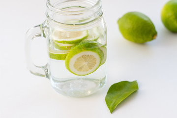 schnapps, mojito, glass, lemon, cold, fruit, background, white, cocktail, green, fresh, summer, mint, refreshment, lemonade, ice, sweet, juice, cool, tropical, isolated, citrus, food, beverage, freshn