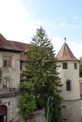 Fototapeta na wymiar Alte Burg in Meersburg