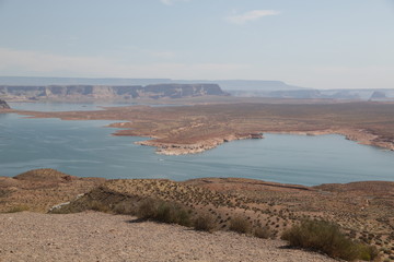   lake powell in national  park the beauty of  nature