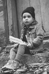 little girl vintage photo