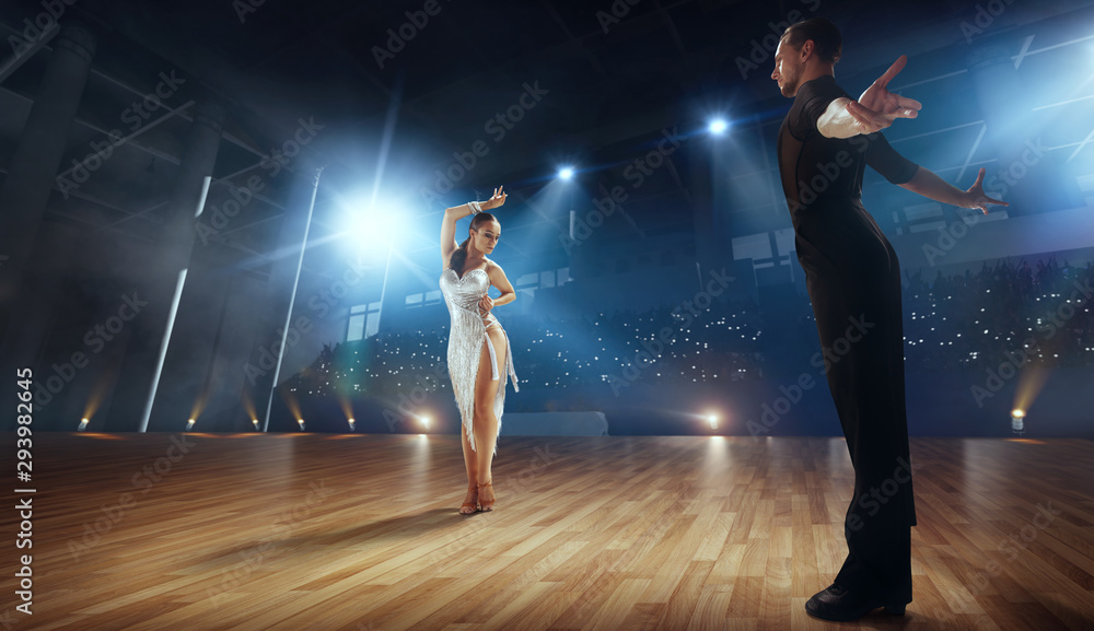 Wall mural ballroom dancing.