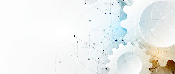 Technology data background, idea of global business solution