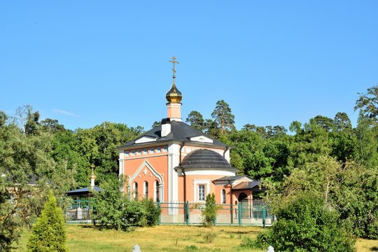 Optina Deserts. The ancient monastery in Russia. Holy Vvedensky Monastery