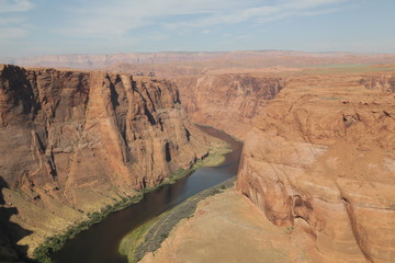   in USA  horseshoe and  river