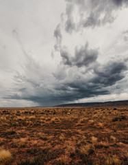 Fototapeta na wymiar Thuderstorm over Arizona desert