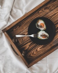 avocado on a plate