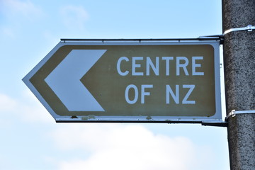 Obraz premium The Centre of New Zealand