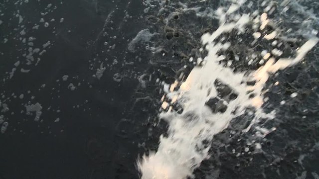 Muddy water squirt flow in waterworks treatment plant