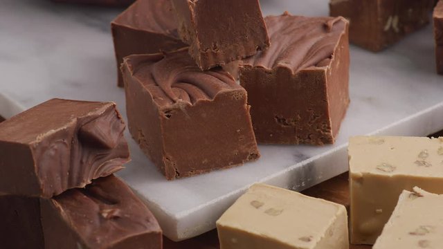 Assortment of fudge