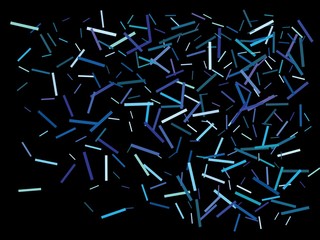 Colorful inspiring festive confetti.