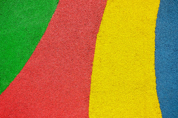 Texture of color rubber floor on playground. EPDM Safety Surfacing.