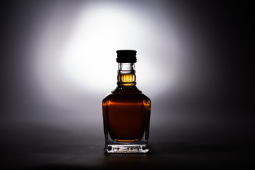 A Small Bottle of Alcohol