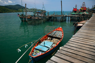 Thai fishing boats