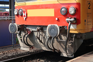 Front side of the train engine