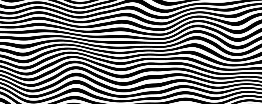 Black and white stripes texture background
