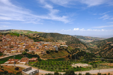 Fototapeta na wymiar View over Morocco's north