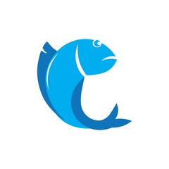 fish logo vector