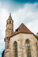 Fototapeta na wymiar St John Church in Schwabisch Hall, Germany