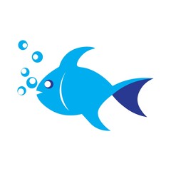 fish logo vector