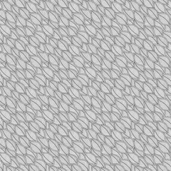 Seamless doodle  leaves pattern for coloring book.