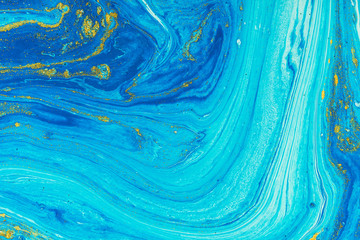 Fluid art. Pigment water background. Liquid acrylic- color blot