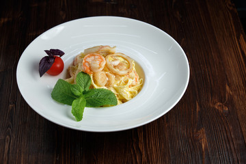 Khachapuri with egg in Adjarian. restaurant menu