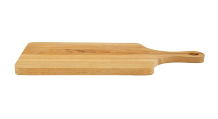 Wooden cutting board isolated