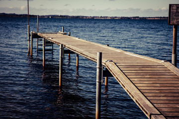 Obraz premium cold water in the fjord