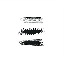 tire mark vector with black illustration of stock, set  logo, texture