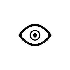 Eye icon. Social media button