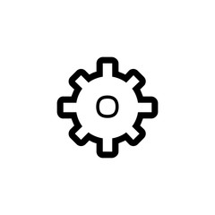 Gear icon. Web settings button
