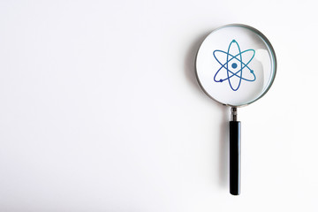 lente di ingrandimento, analizzare, fisica, cercare, ricerca scientifica